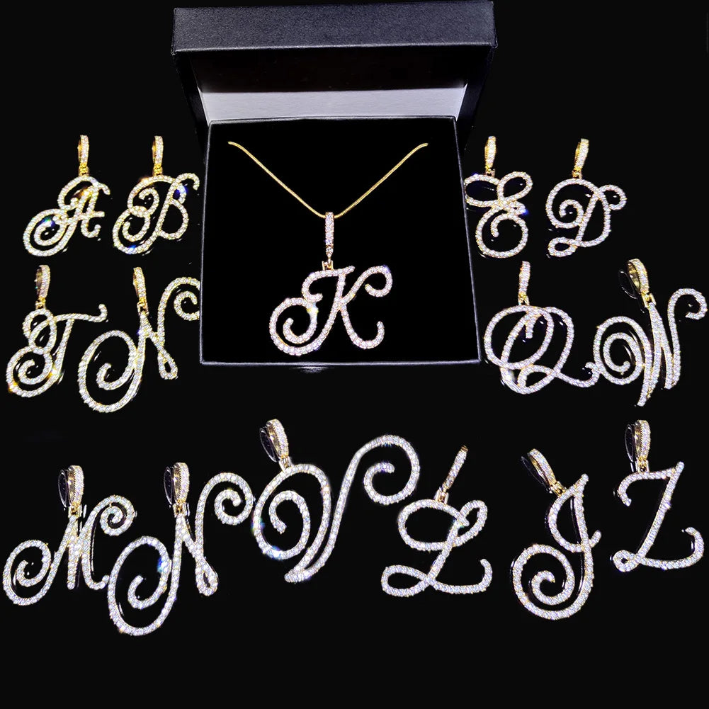 Lexy Initial Curve Necklace